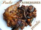 Alboronia ou beranya : poulet aux aubergines et aux oignons