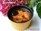 Crème brûlée à la vanille