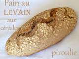 Levain naturel et pain complet au levain aux 4 céréales