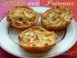 Quiche aux poireaux et au saumon fumé