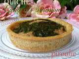 Quiche parvée aux épinards et au saumon fumé # 2