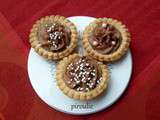 Tartelettes au chocolat avec une ganache foisonnée