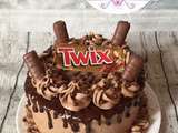 Layer cake au twix