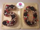 Number cake au nutella