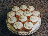 Cupcakes blanc et argent