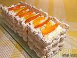 Millefeuille meringué aux abricots et nectarines