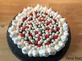 Pavlova myrtilles et framboises