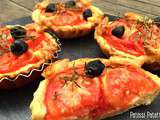 Tartelettes aux tomates et aux amandes