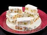 Nougat aux Amandes et Pistaches