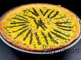 Quiche aux Asperges Vertes et Poivrons Rouges