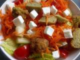 Salade feta et fallafels