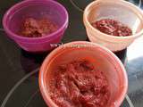 Mousse de fruits rouges au cacao... pour bébé