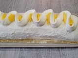 Bûche roulée coco-mangue-passion