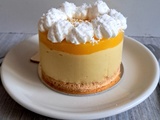 Entremets individuels mangue-coco
