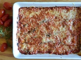 Gratin d'aubergines tomate-feta