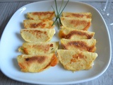 Mini-bouchées apéritives (façon quesadillas) au maroilles