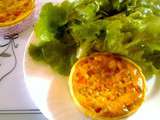 Petites quiches à la carotte et gingembre