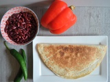 Quesadillas aux haricots rouges