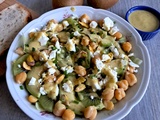 Salade aux kiwi, avocat et pois chiche