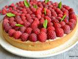 Tarte aux framboises