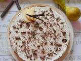 Tarte Poires-chocolat et crème vanillée