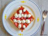 Tartelettes aux fraises à la crème de rhubarbe