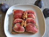 Tartine Fourme d'Ambert et figues