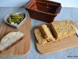 Terrine de pois chiche-poivron rouge et fines herbes