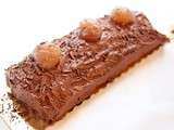 Buche chocolat marron