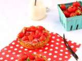 Tartelettes aux fraises vegan