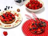 Tartelettes fraises myrtilles