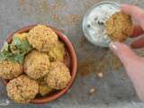 Falafels healthy avec fromage frais aux herbes