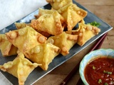 Crab rangoon - Apéro frit au crabe, cuisine sino-américaine