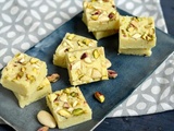 Milk barfi - Fudge indien à la cardamome