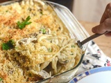 Tetrazzini - Gratin de pâtes à la dinde et aux champignons