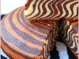 Gâteau tigré, zebré ou encore le zebra cake