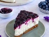 Cheesecake aux myrtilles {vegan}