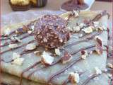 Crêpes au Ferrero Rocher