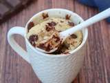 Mug cake moelleux aux pépites de chocolat {vegan}