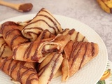 Samoussa de crêpes banane chocolat