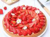 Tarte aux fraises {vegan}