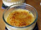 Crème brûlée au sirop d’orgeat et à la fleur d’oranger