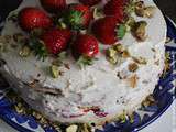 Big Cake aux Fraises & Vanille