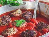 Boulettes de bœuf moelleuses et sauce tomate au basilic