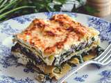 Lasagnes aux épinards, champignons et ricotta