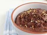 Mousse soyeuse au chocolat et lait de noisettes