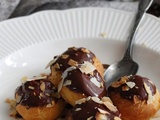 Profiteroles sauce chocolat-tonka