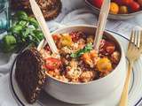 Salade de quinoa aux tomates rôties et feta