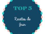 Top 5 des recettes de Juin