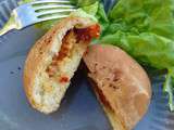 Boules de pizza au vieux gouda de Hollande, lardons et tomates séchées